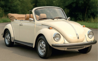 Volkswagen 1303 Cabriolet 1972 light ivory 1:18 Norev