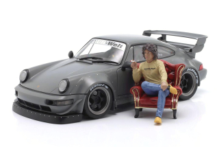 Porsche 911 RWB BodyKit 2024 Nardo Grey 1:18 Solido