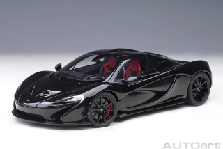 McLaren P1 2013 fire black/red/black interior 1:18 AUTOart