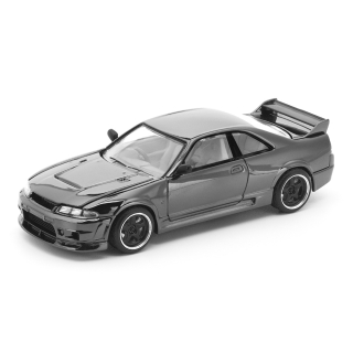 Nissan Skyline R33 GT-R *The Dark Chrome Series* dark chrome 1:64 Pop Race