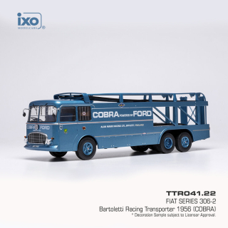 Fiat Series 306-2 Bartoletti Racing Transporter 1956 Cobra 1:43 Ixo Models