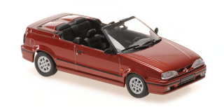 Renault 19 Cabriolet 1992 red metallic 1:43 Minichamps