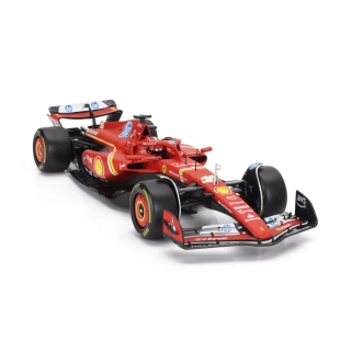 Ferrari SF-24 #16 C. Leclerc 4th Italy GP Imola 2024 with Showcase 1:18 Bburago