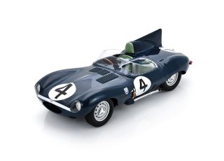 Jaguar D Type #4 Sanderson/Flockhart Winner 24H Le Mans 1956 1:18 Spark
