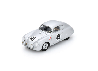 Porsche 356 #49 Veuillet/Müller 24H Le Mans 1953 1:43 Spark