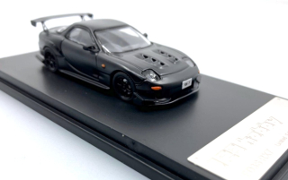 Mazda RX-7 (FD3S) matte black 1:64 My Model Collect