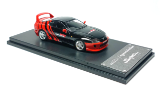 Toyota Supra JZA80 1994 *Advan* red/black 1:64 My Model Collect