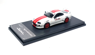 Toyota Supra JZA80 1994 *Advan* white/red 1:64 My Model Collect