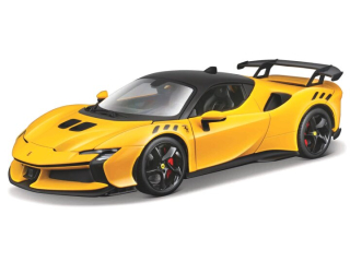 Ferrari SF90 XX Stradale 2024 yellow 1:24 Bburago