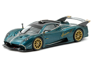 Pagani Huayra R turquoise carbon fiber 1:64 Tarmac