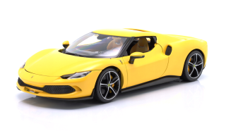 Ferrari 296 GTB 2023 yellow 1:18 Bburago