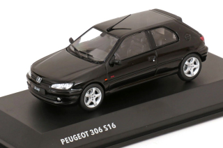 Peugeot 306 S16 1994 onyx black 1:43 Solido