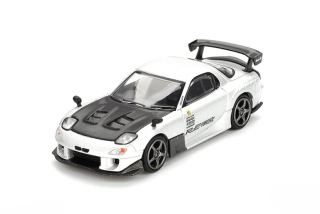 Mazda RX7 (FD3S) RE-Amamiya 2004 silver metallic 1:64 Mini GT