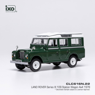 Land Rover Series III 109 1978 dark green/white 1:43 Ixo Models