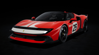 Ferrari 849 Testarossa Spider Rosso Corsa Assetto Fiorano 1:43 Looksmart