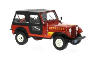 Jeep CJ-7 Renegade 1980 red 1:24 WhiteBox