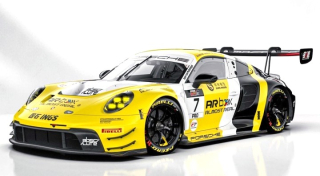 Porsche 911 GT3 R 992 Absolute Racing #7 Vanthoor/Estre/Pilet 2nd 1000KM Suzuka 2025 1:43 Spark
