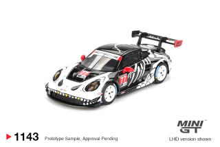 Porsche 911 992 GT3 R GTD PRO AO Racing #77 Petit Le Mans 2025 1:64 Mini GT