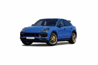 Porsche Cayenne Turbo GT blue 1:64 Trends Hobby