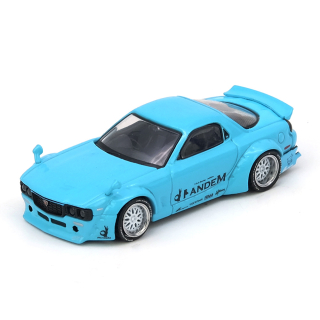 Mazda RX7 (FD3S) Pandem Rocket Bunny tiffany blue 1:64 Inno Models