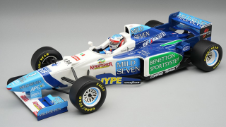 Benetton F1 B196 Team Renault Mild Seven #3 J.Alesi Argentina GP 1996 with Pilot Figure 1:18 Tecnomodel