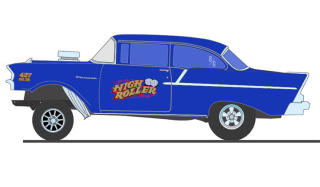 Chevrolet 150 Gasser *High Roller* 1957 blue 1:18 Acme Diecast