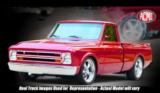 Chevrolet C-10 Custom Showtime 1967 red 1:18 Acme Diecast