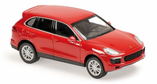 Porsche Cayenne 2014 red 1:43 Minichamps
