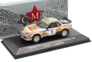 Porsche 924 Carrera GTS #1 Rohrl/Geistdorfer Rally D'Antibes 1981 1:43 CMR