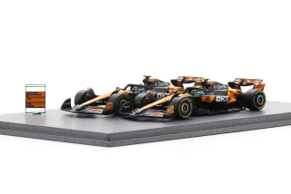 Set - McLaren MCL39 #4 L.Norris & #81 O.Piastri F1 Constructors' Champion 2025 1:64 Spark
