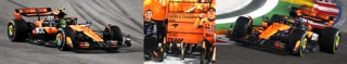 Set - McLaren MCL39 #4 L.Norris & #81 O.Piastri F1 Constructors' Champion 2025 1:64 Spark