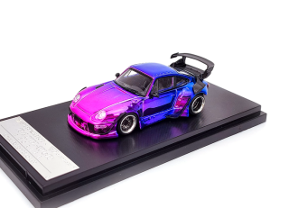 Porsche RWB NEO chrome 1:64 Street Weapon