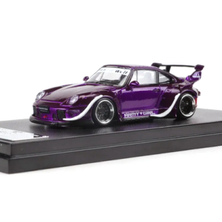 Porsche RWB 993 With Low Tail purple 1:64 Street Weapon