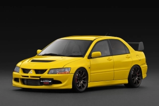 Mitsubishi Lancer Evolution VIII MR (CT9A) yellow 1:18 Ignition Model
