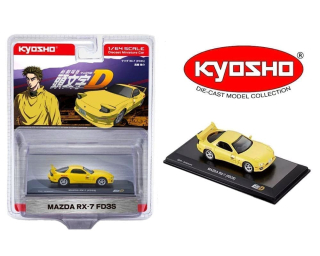 Mazda RX7 yellow 1:64 Kyosho