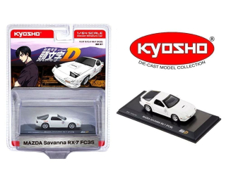 Mazda RX7 white 1:64 Kyosho