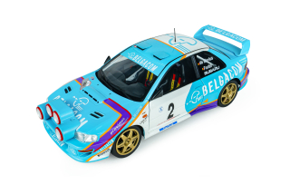 Subaru Impreza S5 WRC99 #2 Fortin/De Mevius Belgium Ypres Westhoek Rally 1998 1:18 Solido