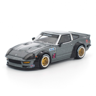 Datsun 280ZX Pandem gun metal 1:64 Pop Race