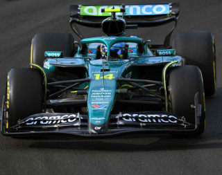Aston Martin AMR25 Aramco F1 Team #14 F.Alonso 5th Hungarian GP 2025 1:43 Spark