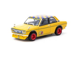 Datsun 510 *OG* yellow/red/blue 1:64 Tarmac