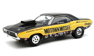 Dodge Challenger*Motown Missile* 1971 black/mustard 1:18 Acme Diecast