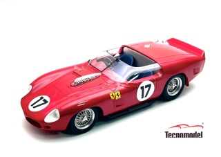 Ferrari 250 TR61 3.0L V12 Spider Team N.A.R.T. North American Racing #17 P.Rodriguez/R.Rodriguez 24H Le Mans 1961 1:18 Tecnomodel
