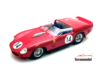Ferrari 250 TR61 3.0L V12 Spider Team SEFAC #14 Gendebien/Hill Winner 12H Sebring 1961 1:18 Tecnomodel