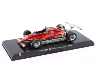 Ferrari F1 126C2 #27 Gilles Villeneuve 1982 1:24 Premium Collectibles