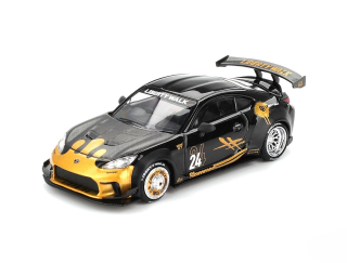 Toyota GR Supra 2025 LB-Nation black & gold 1:64 Mini GT