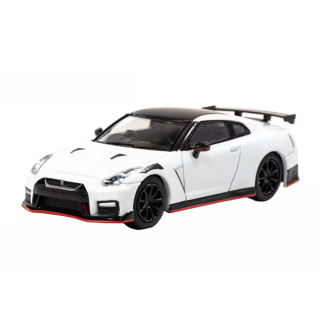 Nissan GT-R NISMO (R35) 2020 brilliant white pearl 1:64 Carnel