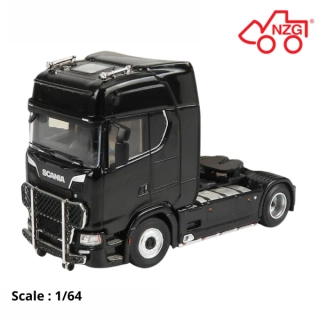 Scania S730 V8 Truck 2017 black 1:64 NZG