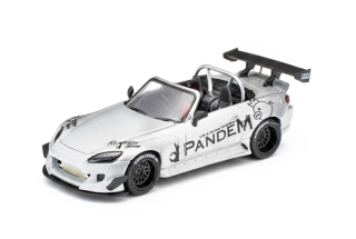 Honda Pandem S2000 silver 1:64 Pop Race