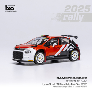 Citroen C3 Rally2 Stroll/Pinto Rally Fafe Test 2025 1:43 Ixo Models