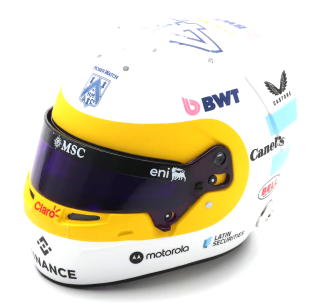 Helmet - BWT Alpine - Franco Colapinto - US GP 2025 1:5 Spark